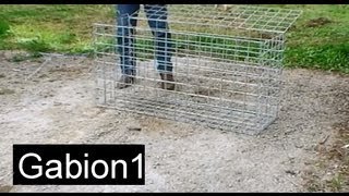 How to assemble a gabion basket in 4 minutes [upl. by Nie]