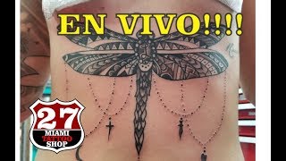 Dragon Fly Tattoo LIVE [upl. by Argyres]