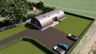 Nissen hut proposed 3D video tour [upl. by Inej]