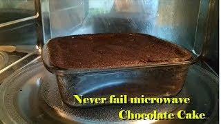 How to make Chocolate Cake in a microwave [upl. by Lattimer109]