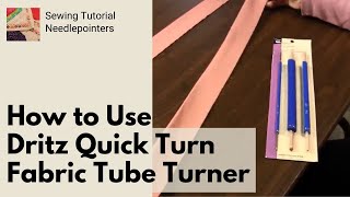 How to Easily Turn Fabric Tubes Dritz Quick Turn [upl. by Yelrac678]