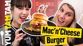 MAC’N’CHEESE BURGER  Crazy Burger 11  yumtamtam [upl. by Adnalram629]