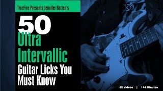 50 UltraIntervallic Licks  Introduction  Jennifer Batten [upl. by Ahso536]