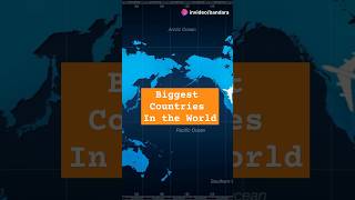 Top 5 Biggest Countries in the World shorts facts worldcountriesinformation [upl. by Elaweda474]