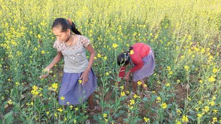 vhathu sag village girl। vhathu sag recipe। neelam Nigam twins vlogs [upl. by Girish]