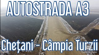 AUTOSTRADA A3 CHETANI  CAMPIA TURZII UPDATE 19112023 FILMARE TERESTRA [upl. by Conyers832]