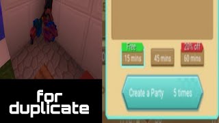 How to create free party for duplicate in skyblock [upl. by Emilia]