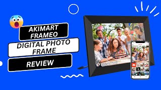 akimart FRAMEO 101 Inch Smart WiFi Digital Photo Frame Smart Frame Innovation  Review [upl. by Lancaster542]