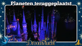 Efteling Droomvlucht  Planeten TERUG in Hemelburchtenscène 2023 [upl. by Nanfa]