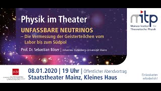 PHYSIK IM THEATER Die Vermessung der Geisterteilchen vom Labor bis zum Südpol 08012020 [upl. by Kalie]