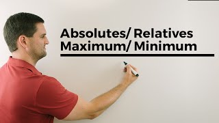 Absolutes relatives MaximumMinimum Übersicht Extrema Unterschiede  Mathe by Daniel Jung [upl. by Anahsahs]