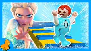 Playmobil Film Deutsch EMMA MUSS VOR ELSA IN FROZEN ENTKOMMEN Roblox [upl. by Sisile]