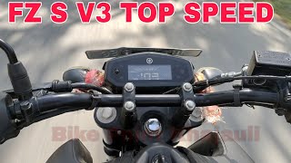 Yamaha FZS V3 top speed 2019 Yamaha FZS v3 top speed [upl. by Crocker]