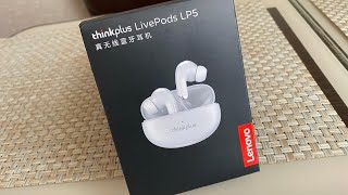 Lenovo thinkplus LivePods LP5 ОтзывРаспаковкаХорошая производительность [upl. by Anileba]