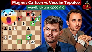 Magnus Carlsen vs Veselin Topalov  Morelia Linares 2007 [upl. by Pauline]