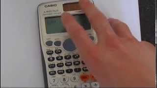 How to Reset a Casio FX 991ES PLUS [upl. by Rahm]