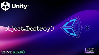 UNITY 2D Object Destroy szintkezdő [upl. by Etnuahs176]