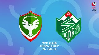 TFF 2 Lig Kırmızı Grup  Amed Sportif Faaliyetler  Alagöz Holding Iğdır Futbol Kulübü [upl. by Ariada]