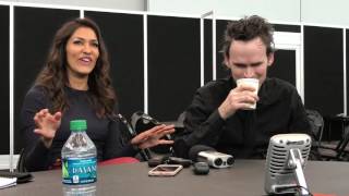 NYCC 2016 Sleepy Hollow Interviews with Janina Gavankar and Jeremy Davies [upl. by Bing]