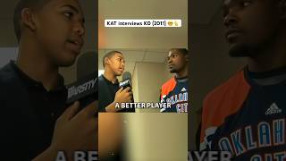 KarlAnthony Towns Interviews Kevin Durant 2011 😂🤓👆🏾 [upl. by Angus]