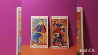 EL EMPERADOR JUNTO AL LOCO 🔮👑🕺combinaciones loco tarotcards tarot arcanosmayores arcanos [upl. by Burg509]