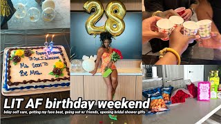 BIRTHDAY WEEKEND VLOG  SURPRISE PARTY  GETTING LIT W FRIENDS  RATCHET AF AMAZON WIG  MORE [upl. by Atila]