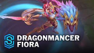 Dragonmancer Fiora Skin Spotlight  PreRelease  PBE Preview  League of Legends [upl. by Assiron]