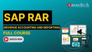 SAP RAR Revenue Accounting and Reporting Full Course  ZaranTech [upl. by Kessler802]