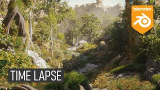 Creating a Nature Landscape Render in Blender [upl. by Kylynn176]