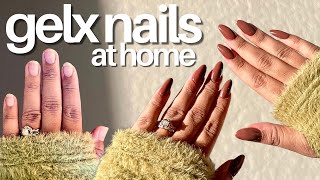 How To Do Gel X Nails At Home  EASY AND AFFORDABLE  in depth tutorial beginner friendly [upl. by Siurtemed]