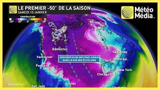 50° en Alberta  le vortex polaire se dirige vers le Québec [upl. by Ilenay723]