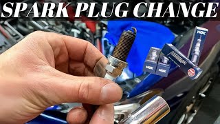 Changing Spark Plugs On My Subaru STI I NGK LFR7AIX [upl. by Tompkins]