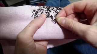 Demo  How to Unpick Cross Stitches [upl. by Roots182]