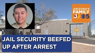 Security increased at Maricopa Co jail after officer arrest [upl. by Keily]