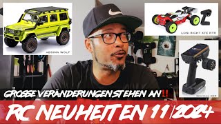 RC NEUHEITEN 112024  ABSIMA WOLF  LOSI 8IGHT XTE TRUGGY RTR  SPEKTRUM iXSR amp WERKSTATT UPDATE [upl. by Margie]