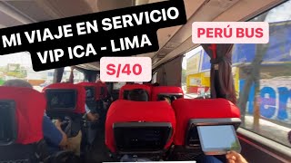 🔥Mi viaje ICA  LIMA en PERÚS BUS ¿Buen servicio [upl. by Lamraj]