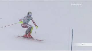 Manuel Feller  Slalom Flachau 2021  2nd Run  Win [upl. by Gaskin]