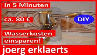 🔥EnergieSparTipp 🔥Wasser einsparen Wasserkosten um 80€ senken Energie Gas einsparen Vol73 [upl. by Tri54]