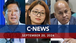 UNTV CNEWS  September 20 2024 [upl. by Annaeirb166]