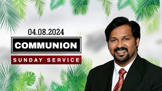 LIVE  COMMUNIONS SUNDAY SERVICE  0408024  Full Gospel Church  FGC Attur [upl. by Inahs]