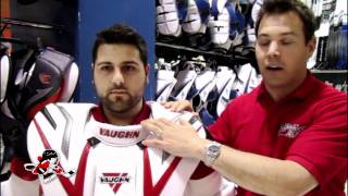 How to fit your goalie chest protector Pro Hockey Life [upl. by Ecinnaj70]