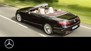 MercedesBenz SClass Cabriolet and Coupé – Trailer  IAA 2017 [upl. by Yarg]