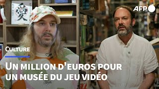 Jeu vidéo deux passionnés récoltent plus dun million deuros pour ouvrir un musée  AFP [upl. by Arleyne367]