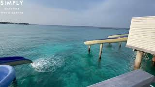 Siyam World Maldives  Water Villa With Pool amp Slide Room Tour [upl. by Okiman367]