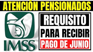 AVISO ADULTOS MAYORES PENSION IMSS❗️NUEVO REQUISITO PARA PAGO JUNIO 2024  ENTERATE [upl. by Clifford]