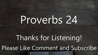 Proverbs 24  The Passion Translation audio Bible  TPT [upl. by Bill]