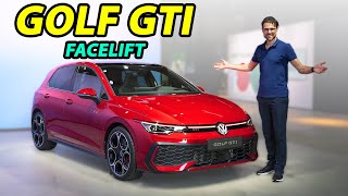 VW Golf GTI facelift unveiled  REVIEW 2024 [upl. by Damalus]