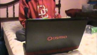 Toshiba Qosmio X7753Dv80 Unboxing [upl. by Odnomor104]