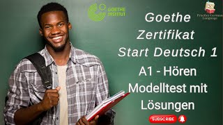 Goethe Zertifikat A1 Prüfungstraining Modelltest mit Antworten  Start Deutsch1 German Exam [upl. by Yeldnarb680]