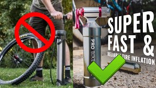 Easiest Way To Seal MTB Tubeless Tires  Done In 3 Seconds  CO2 Tire Inflator Must Have Tool [upl. by Eannej]